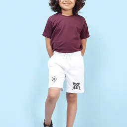 NUSYL Boys Cotton Regular Fit Printed Shorts image 2