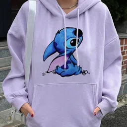 BRIEF CHICKADE Women Printed Hooded Sweatshirt-image-5