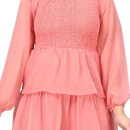 BAESD Georgette Fit & Flare Midi Dress image 3