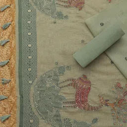 Soch Embroidered Unstitched Dress Material image 2