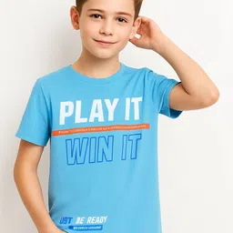 RASPY Boys Typography Printed 3D Fit T-shirt-picture-49
