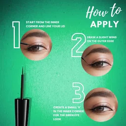 Jaquline USA ProStroke Super-Rich Payoff Eyeliner - 4 ml - Jade Green image 4