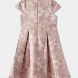 R&B Floral Print A-Line Dress image 3