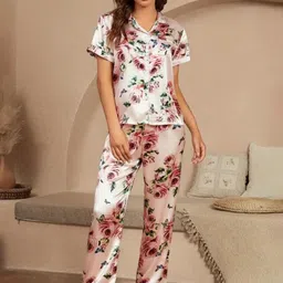 NIJANAND TEXTILE Graphic Printed Night suit-picture-35
