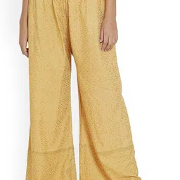 SRISARAS Women Mid-Rise Wide Leg Trousers-image-82