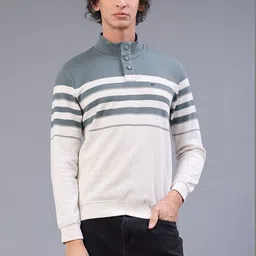 V-Mart Men Striped Sweatshirt-picture-28