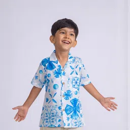 Tura Turi Boys Floral Printed Casual Shirt-image-16