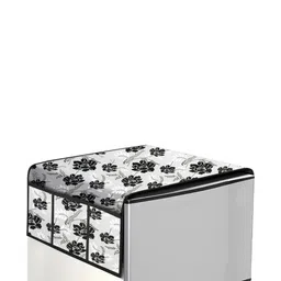 The Furnishing Tree Grey Printed Refrigerator Cover image 5