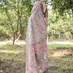 MAHARANI COUTURE Floral Printed Kanjeevaram Saree image 2