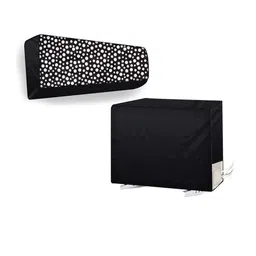 The Furnishing Tree Split AC Cover Set of Indoor and Outdoor Unit Used for 1.5 Ton Bluestar VLU Pol-picture-32