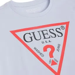 GUESS kids Boys Brand Logo Printed T-shirt image 3