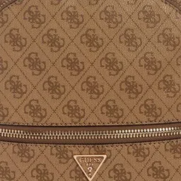 GUESS Women Latte Logo Geometric Manhattan Large Backpack image 5