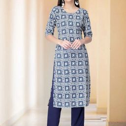 7Threads Women Floral Printed Regular Kurta with Trousers-picture-38
