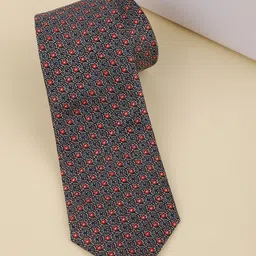 Alvaro Castagnino Men Woven Design Skinny Tie-picture-26