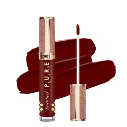 Seven Seas Pure Liquid Lipstick Highly Pigmented, Long Lasting & Smudge proof- Monza- 7ml image 1