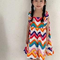 LULU & SKY Print A-Line Dress image 3