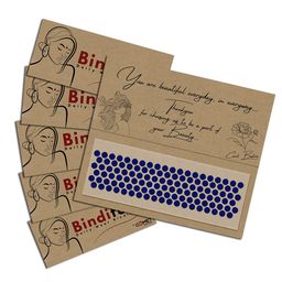 Comet Busters Set Of 5 Bindiful Traditional Round Velvet Bindi-picture-0