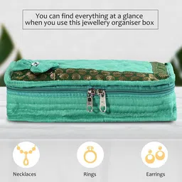 Kuber Industries Yellow & Red 3 Pieces Jewellery Organisers image 5