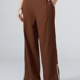 20Dresses Women Cotton Mid-Rise Trousers-image-84