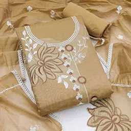 Maroosh Embellished Unstitched Dress Material-picture-10