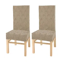 Yellow Weaves Set Of 2 Textured Chair Covers-picture-41