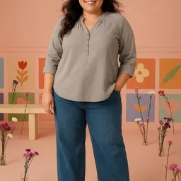 AATMIK Striped Cotton Top image 2