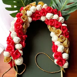CHANDERKASH Women Plastic Artificial Mogra Gajra Hair Accessory-image-91