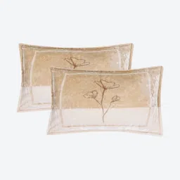 Monte Carlo Miranda Camel Brown Floral 330 TC Double King Bedsheet Set 331 GSM image 5