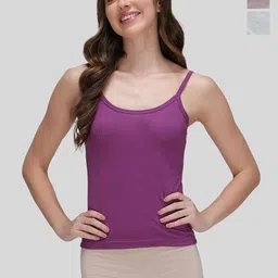 AMUL COMFY Pack Of 3 Pure Cotton Soft Light Weight Camisoles AC-LCSHTSLIP-BB-BP-LA-S-3PC-picture-39