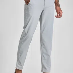 Snitch Men Smart Slim Fit Formal Trousers-picture-20