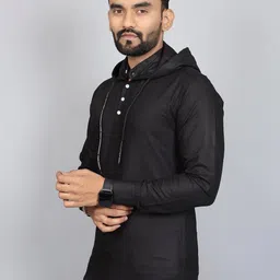 QLONZ STORE Men Hooded Sweatshirt image 5