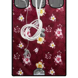 The Furnishing Tree Front Load Washing Machine Cover Floral Red Compatible for 6.5 Kg Elena ZXS image 4