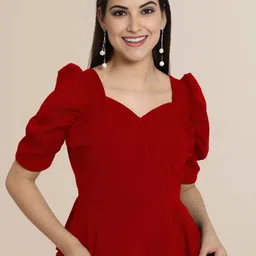 Mast & Harbour Women Pack Of 2 Puff Sleeve Top image 2