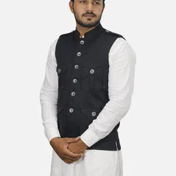 GARGIAN Master Cut Men Black Wool Jackets image 2