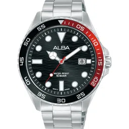 Alba Men Dial & Stainless Steel Bracelet Style Straps Analogue Watch AS9V55X1 image 4