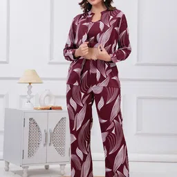 NWH Printed Shoulder Straps Top & Trousers With Shrug Co-Ords-picture-13