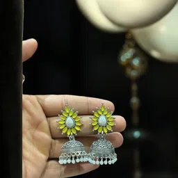 ANTICO Floral Jhumkas Earrings image 4