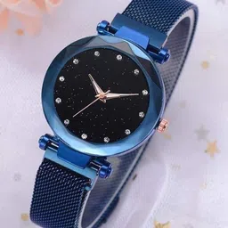 WATCHSTAR Women Dial & Straps Analogue Watches DIAM MEG BLUE Analog Watch-image-59