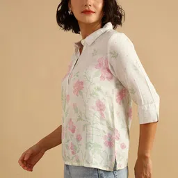 LIMEROAD Floral Print Top image 3