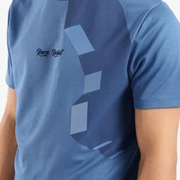 RARE RABBIT Men Printed Pockets Boxy T-shirt image 2