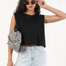 SHOWOFF Blouson Crop Top-picture-32