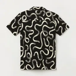 Fame Forever by Lifestyle Boys Printed Spread Collar Regular Fit Casual Shirt image 2