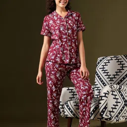Clovia Women Printed Night suit-image-44