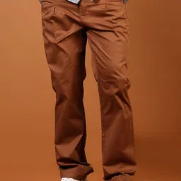 LIMEROAD Men Cotton Regular Fit Chinos Trousers-picture-22