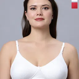 In Care Pack Of 2 Cotton Non Padded and Non-Wired Full Coverage T-shirt Bra image 1