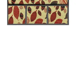 The Furnishing Tree Yellow Printed Air Conditioner Cover image 2