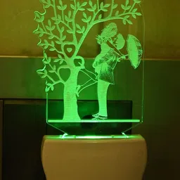 1ST TIME Red & White Printed Acrylic Contemporary Abstract Shaped Shaped Wall Lamp-picture-23