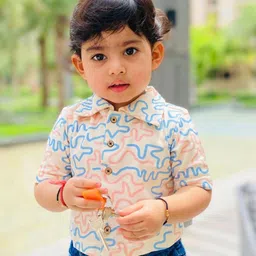 EARTHY TWEENS Boys Floral Opaque Printed Casual Shirt-picture-14