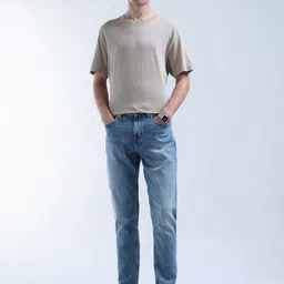 Flying Machine Men Tapered Fit Mid-Rise Light Fade Jeans image 3