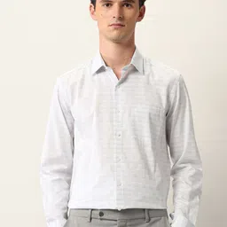 Arrow Slim Fit Checked Opaque Cotton Ceremonial Formal Shirt-image-72